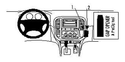 Toyota LandCruiser 100 98-01, angewinkelt