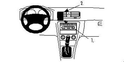 Skoda Octavia 99-06, zentriert