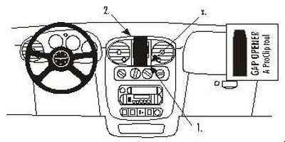 Chrysler PT Cruiser 00-05, Zentriert