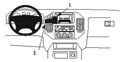 Mitsubishi Pajero 00-06, Zentriert