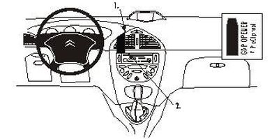 Citroen C5 01-05, zentriert