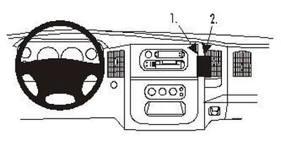 Dodge Ram Pick Up 1500 02-05, 2500/3500 03-05, gewinkelt