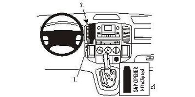 Toyota Corolla Verso 02-03, zentriert