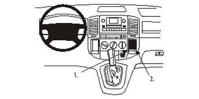 Toyota Corolla Verso 02-03, gewinkelt