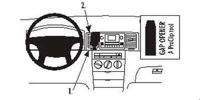 Toyota Corolla 02-07, zentriert