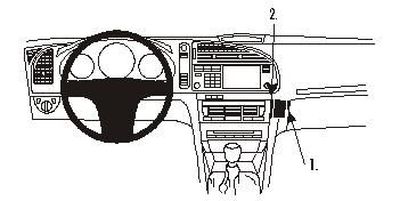 Saab 9-3 03-06, Winkelmontage