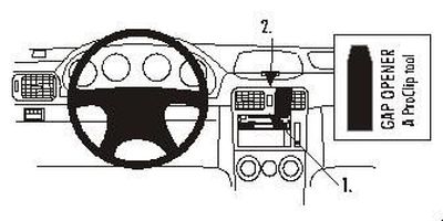 Subaru Forester 03-07, Winkelmontage, Hoch