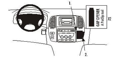 Toyota LandCruiser 100 02-07, Abgewinkelt