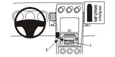 ProClip Monteringsbygel Nissan 350 Z 03-09, Zentriert