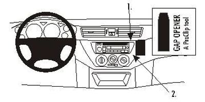 Mitsubishi Lancer 04-07, Abgewinkelt