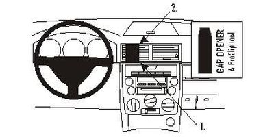 Mazda 2 03-07, Zentriert
