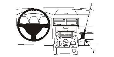 Mazda 2 03-07, Abgewinkelt