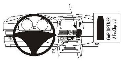 BMW 520-545/M5 E60, E61 04-10, Winkelmontage