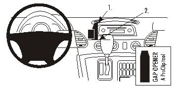 Brodit ProClip, Mercedes Benz Sprinter 00-06