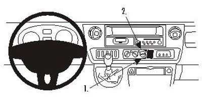 Renault Master 04-10, Winkelmontage