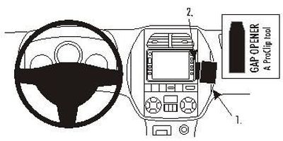 Toyota RAV 4 04-05, Winkelmontage
