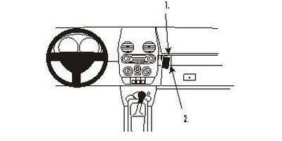 ProClip Montagebügel Volkswagen Beetle 98-11, Winklig