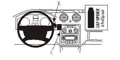 Volkswagen Caddy 04-15, Zentriert