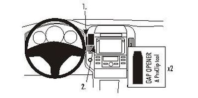 Toyota Corolla Verso 04-09, Zentriert