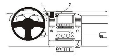 Nissan Navara 06-10, mittig