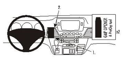 Honda FR-V 05-11, mittig