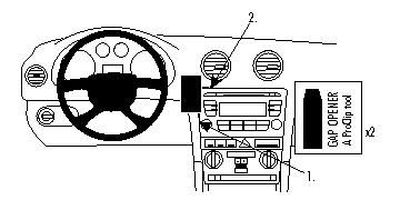 Audi A3 07-12, Niedriger Center