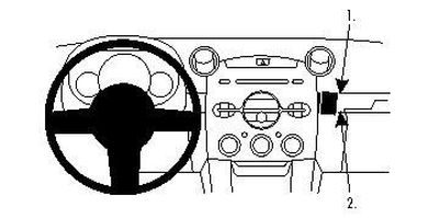 ProClip Monteringsbygel Mazda 2 08-10, Winklig