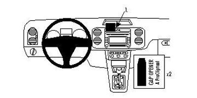 Volkswagen Tiguan 08-15, Zentriert
