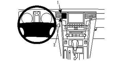 Lexus LX Serie 08-15, zentriert