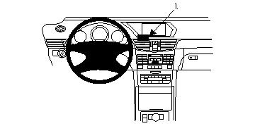 Brodit ProClip, Mercedes Benz E-Klasse, Limousine/Kombi 09-13