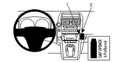 ProClip Monteringsbygel Lexus HS Serie 10-13, Gewinkelt