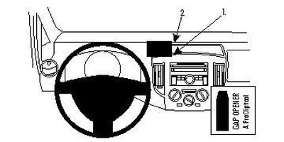 Nissan NV200 10-14, Zentriert