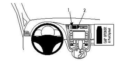 Subaru Trezia 11-14, zentriert