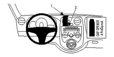 Nissan Micra 11-14, zentriert