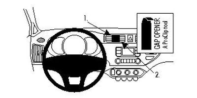 Kia Rio 12-14, Zentriert