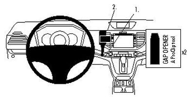 Honda CR-V 12-15, Zentriert