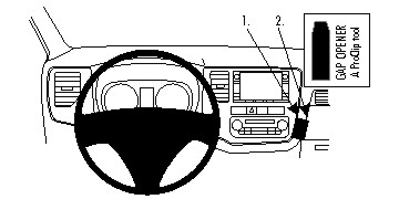 Brodit ProClip, Mitsubishi Outlander 13-21