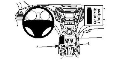 Hyundai Santa Fe 13-15, zentriert