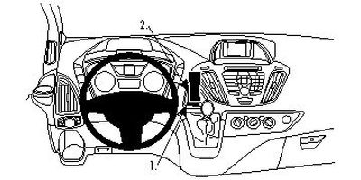 Ford Transit 14-15, zentriert