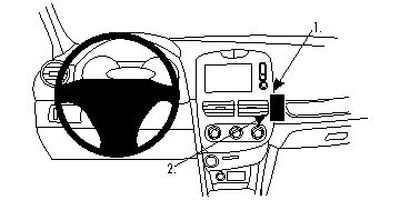 Renault Clio 13-15, gewinkelt