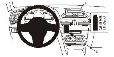 ProClip-Montagehalterung Mazda 3 14-15, zentriert