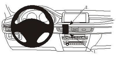 ProClip-Montagehalterung BMW X5 14-15/X6 15-, zentriert