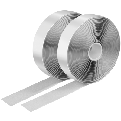 LogiLink Selbstklebendes Klettband 25 mm x 5 m, weiß