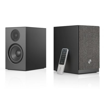 Audio Pro A28 Standlautsprecher mit WLAN, schwarzes Paar