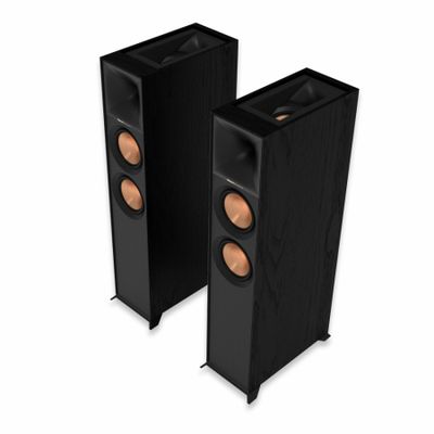Klipsch R-605FA Standlautsprecher mit Dolby Atmos, schwarzes Paar