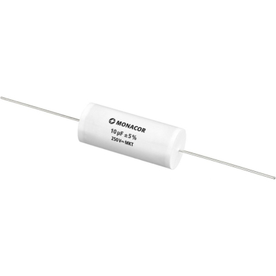 Monacor MKTA-100 MKT-Folienkondensator, 10 µF, 250 V