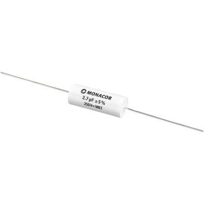 Monacor MKTA-27 MKT-Folienkondensator, 2.7 µF, 250 V
