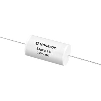 Monacor MKTA-330 MKT-Folienkondensator, 33 µF, 250 V