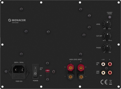 Monacor SAM-300D Einbauverstärker für Subwoofer
