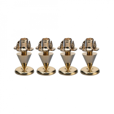 Monacor SPS10-Gold Lautsprecher-Spikes aus Metall, 4er-Pack